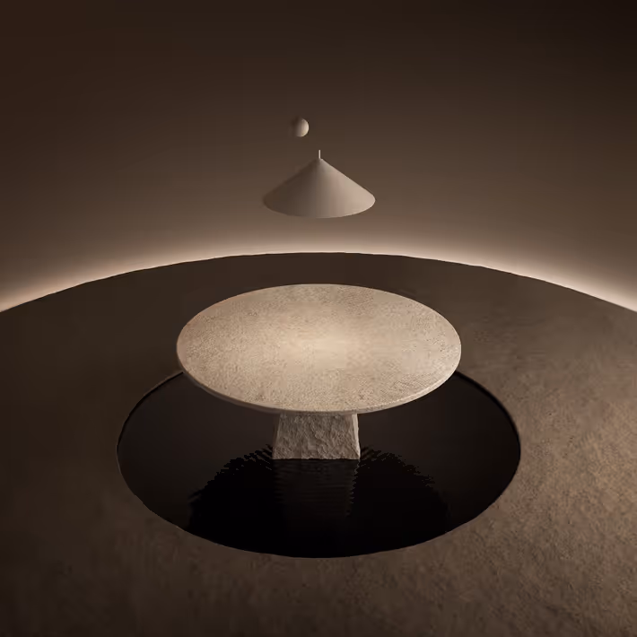 luminária e-cone, de carolina maluhy para lumini