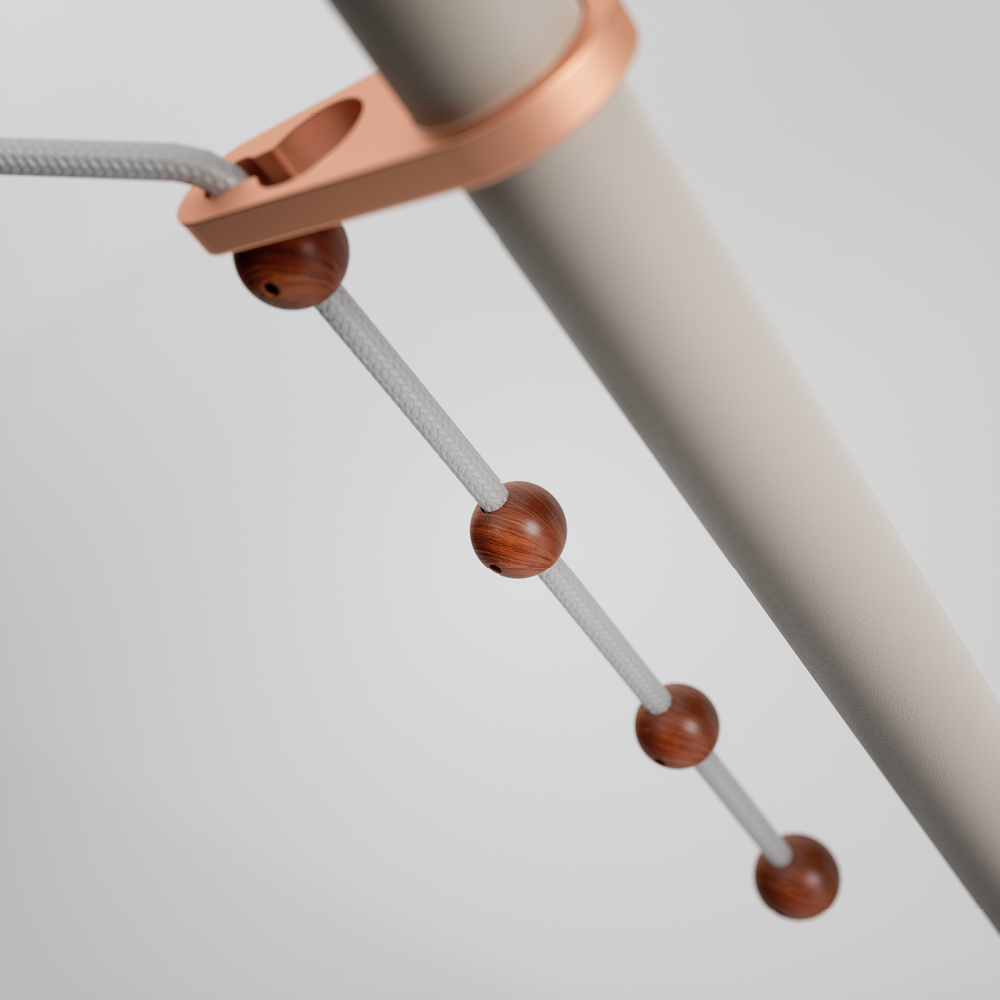 luminária tirante, por claudia moreira salles para lumini