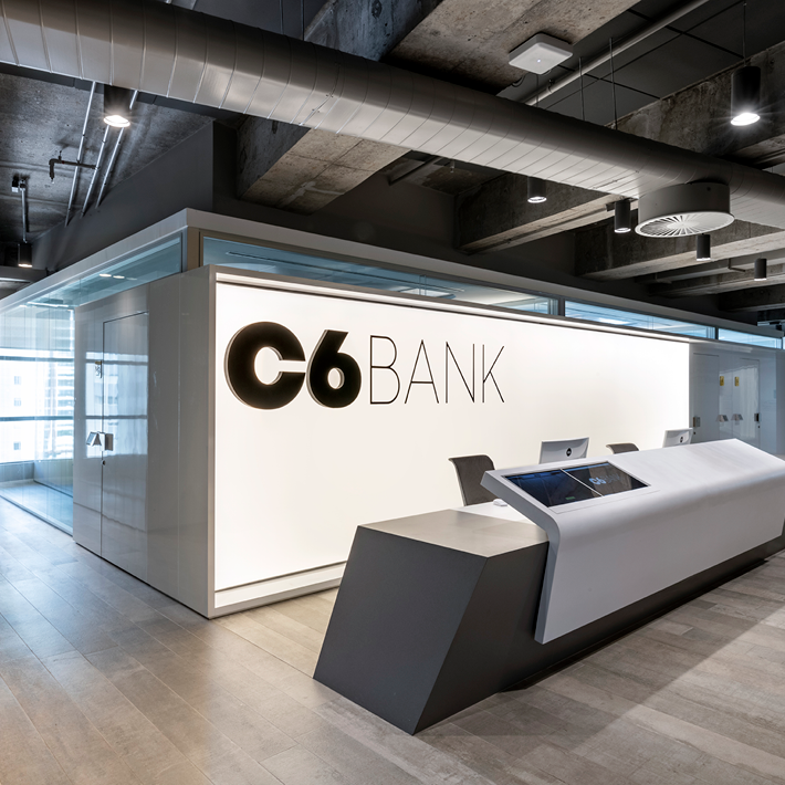 c6 bank, por perkins & will, foco luz e desenho e lumini