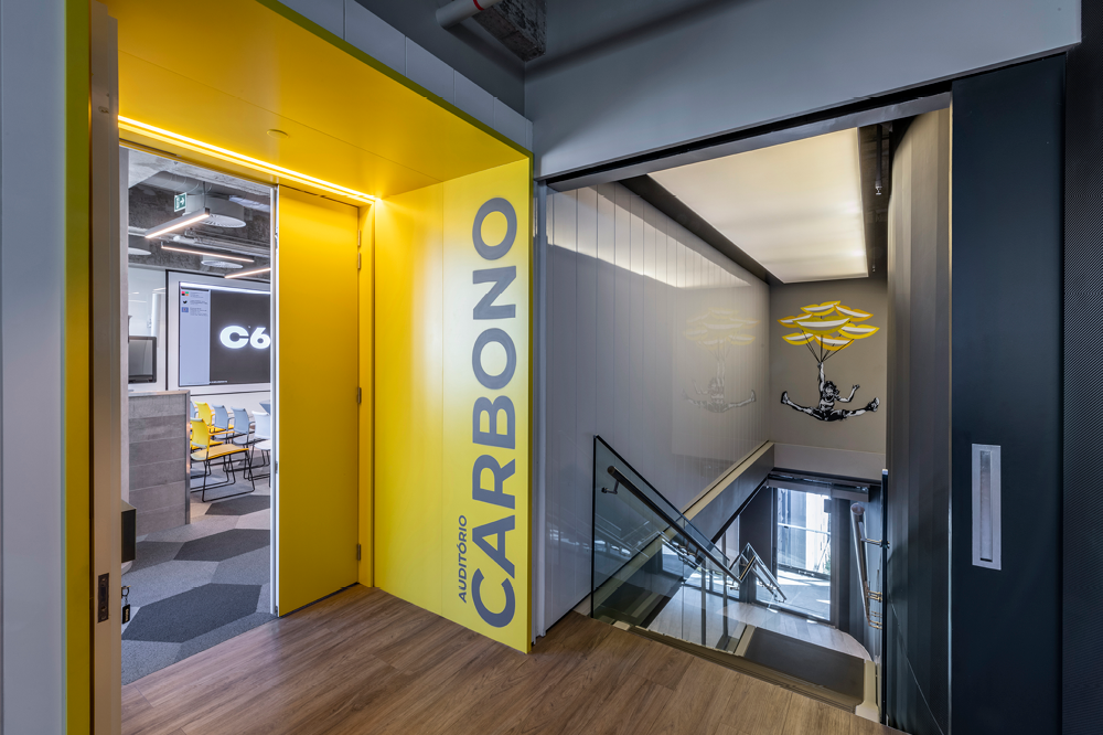 c6 bank, por perkins & will, foco luz e desenho e lumini