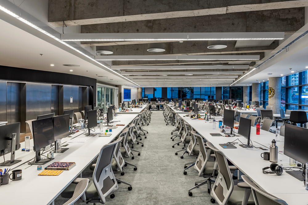 c6 bank, por perkins & will, foco luz e desenho e lumini