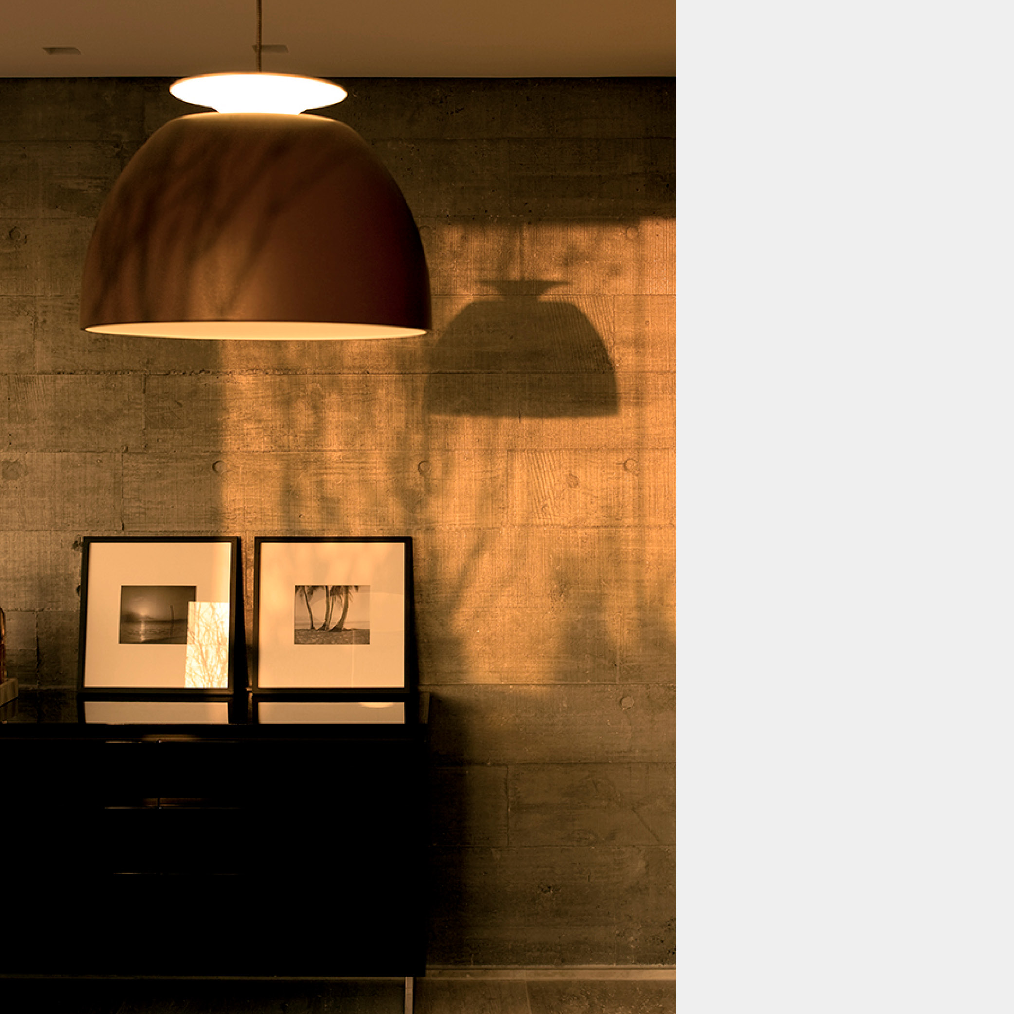 luminária bossa, por fernando prado para lumini, bossa 20 anos