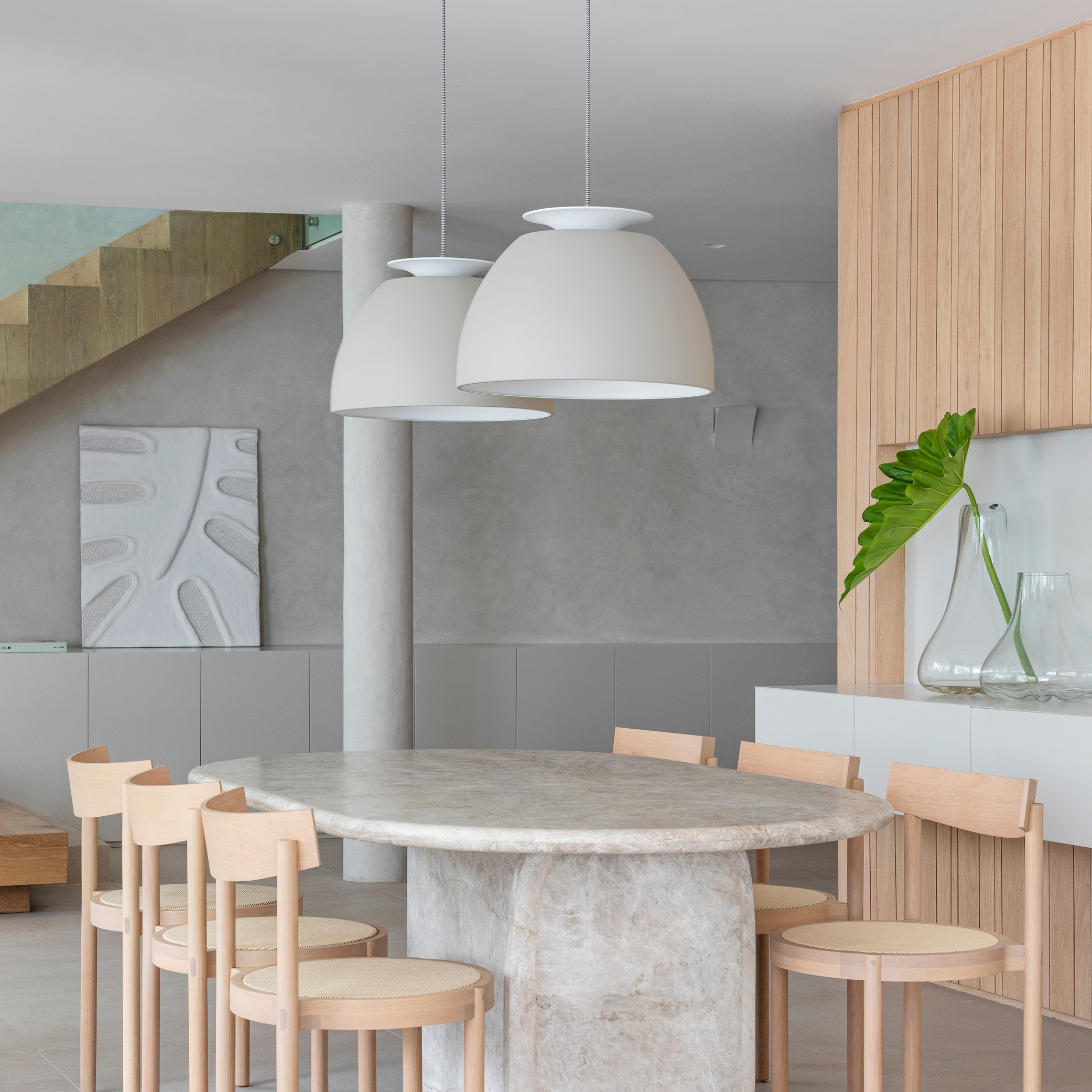 luminária bossa, por fernando prado para lumini, bossa 20 anos