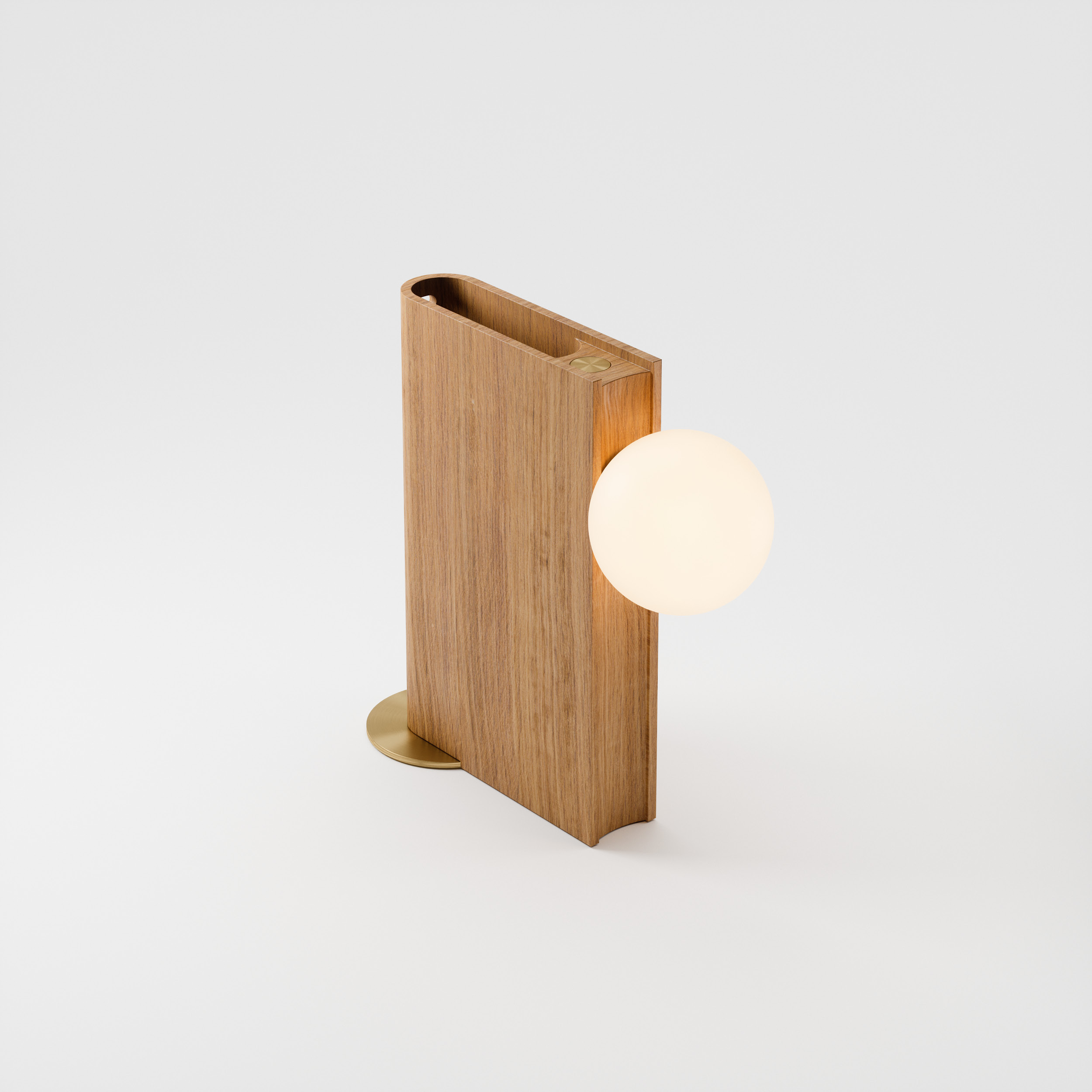 luminária de mesa entrelinhas, de miguel pinto guimarães e thiago bernardes para lumini