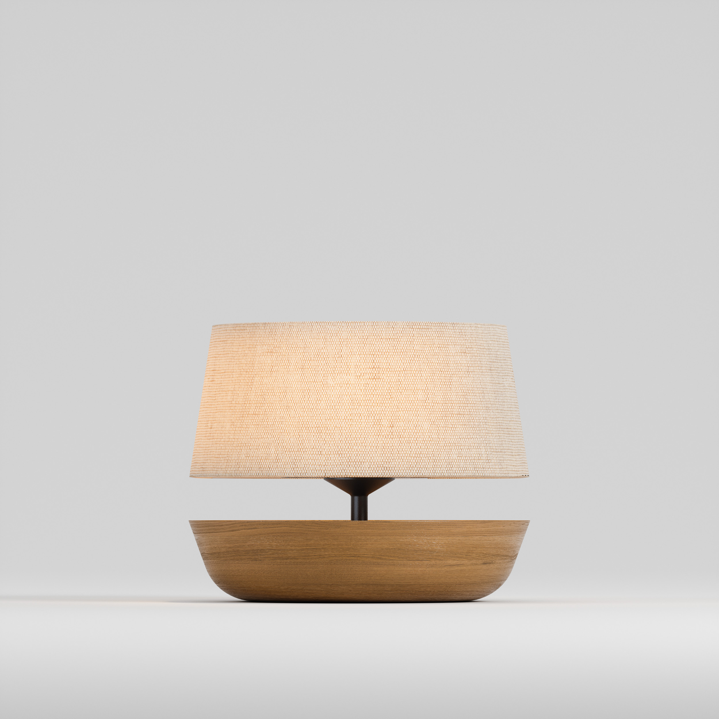 luminária de mesa abajur nord 200 t portátil, design fernando prado para lumini