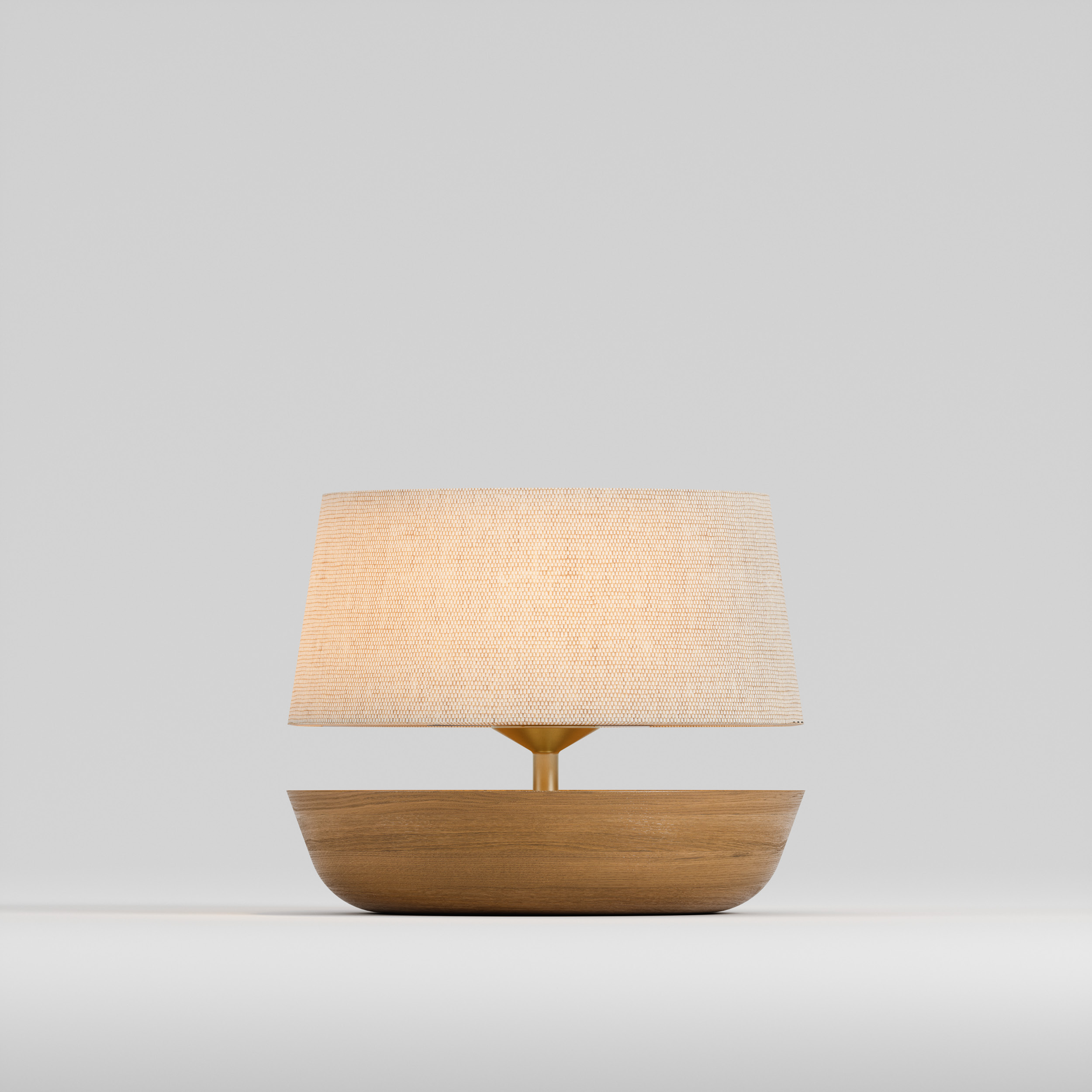 luminária de mesa abajur nord 200 t portátil, design fernando prado para lumini