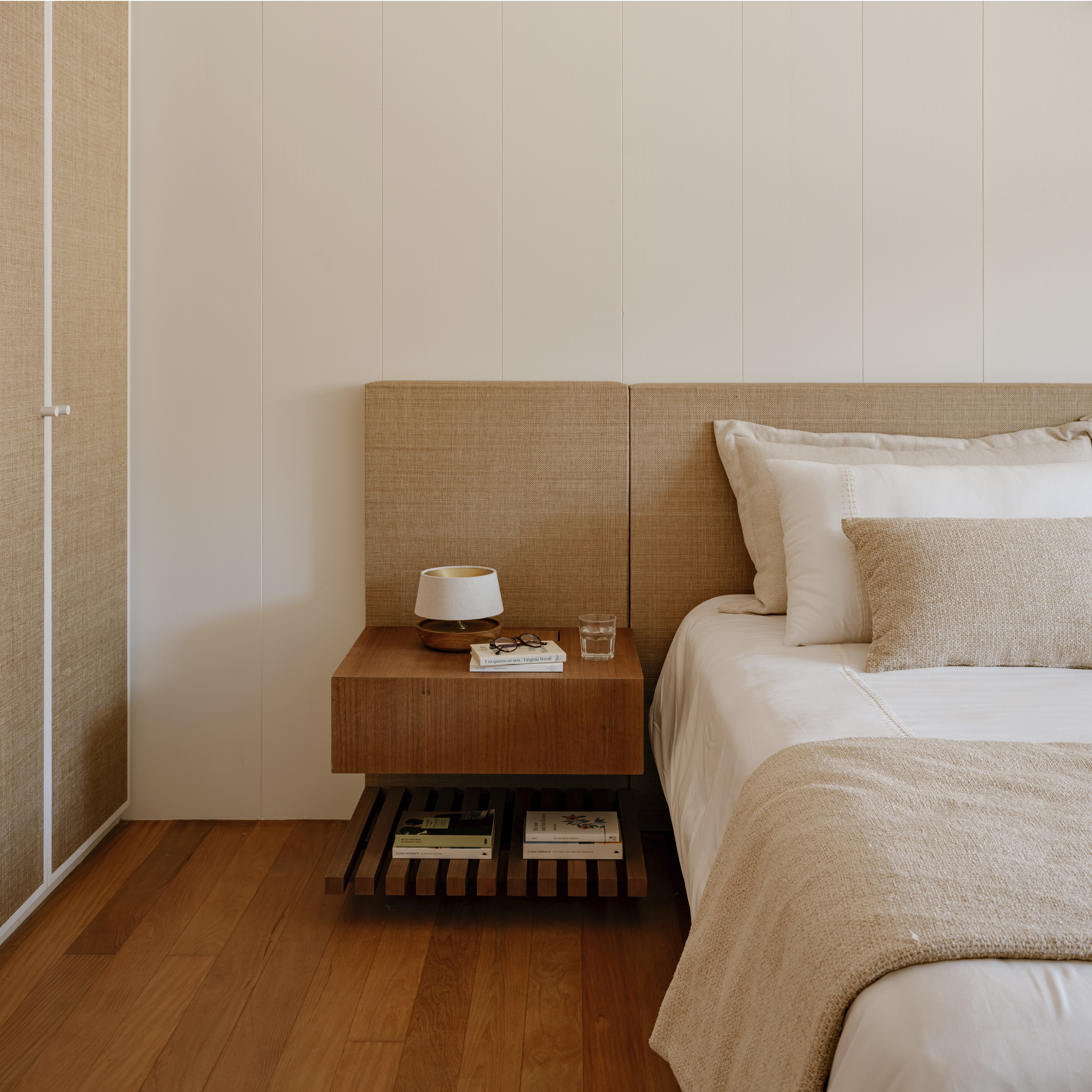 luminária de mesa abajur nord 200 t portátil, design fernando prado para lumini