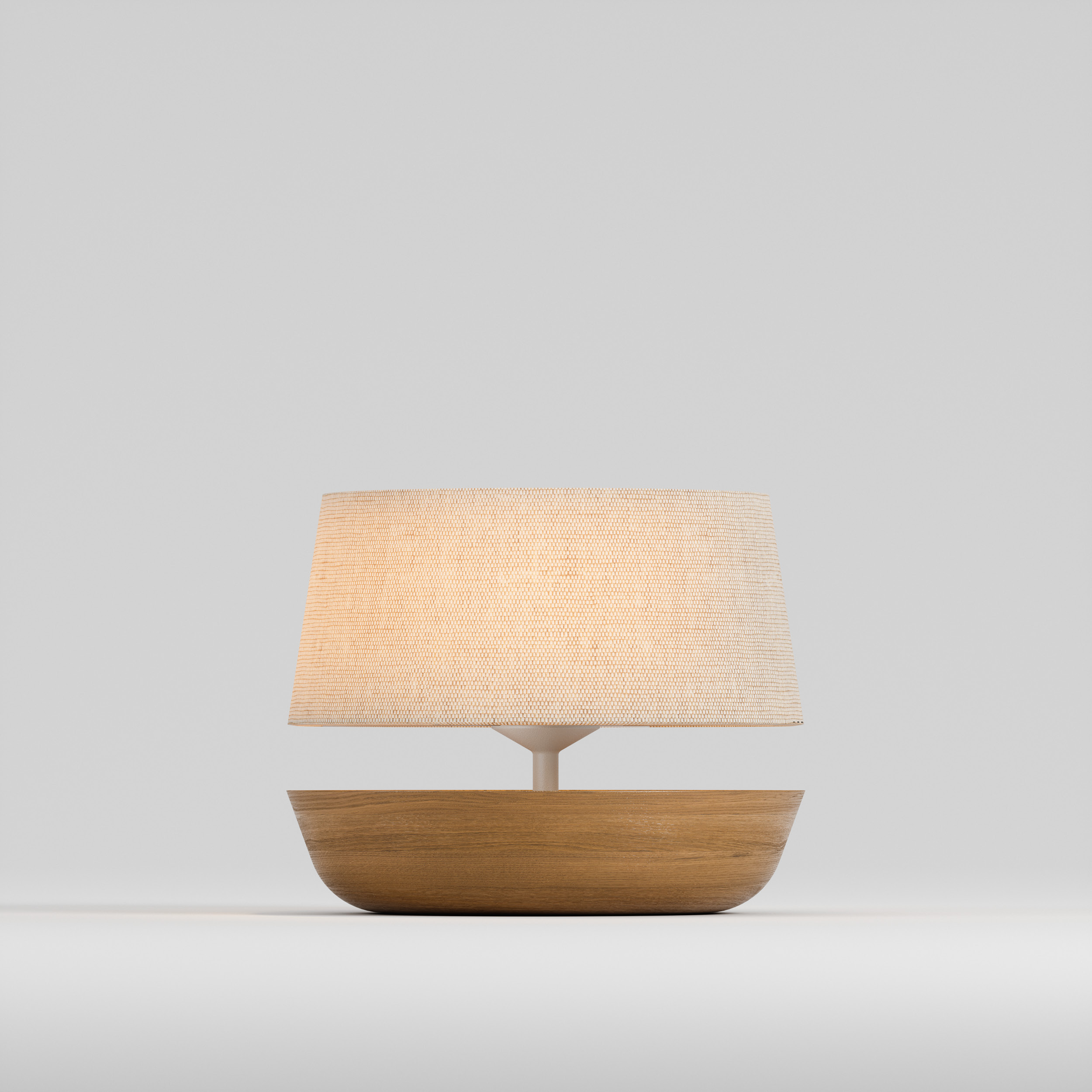 luminária de mesa abajur nord 200 t portátil, design fernando prado para lumini