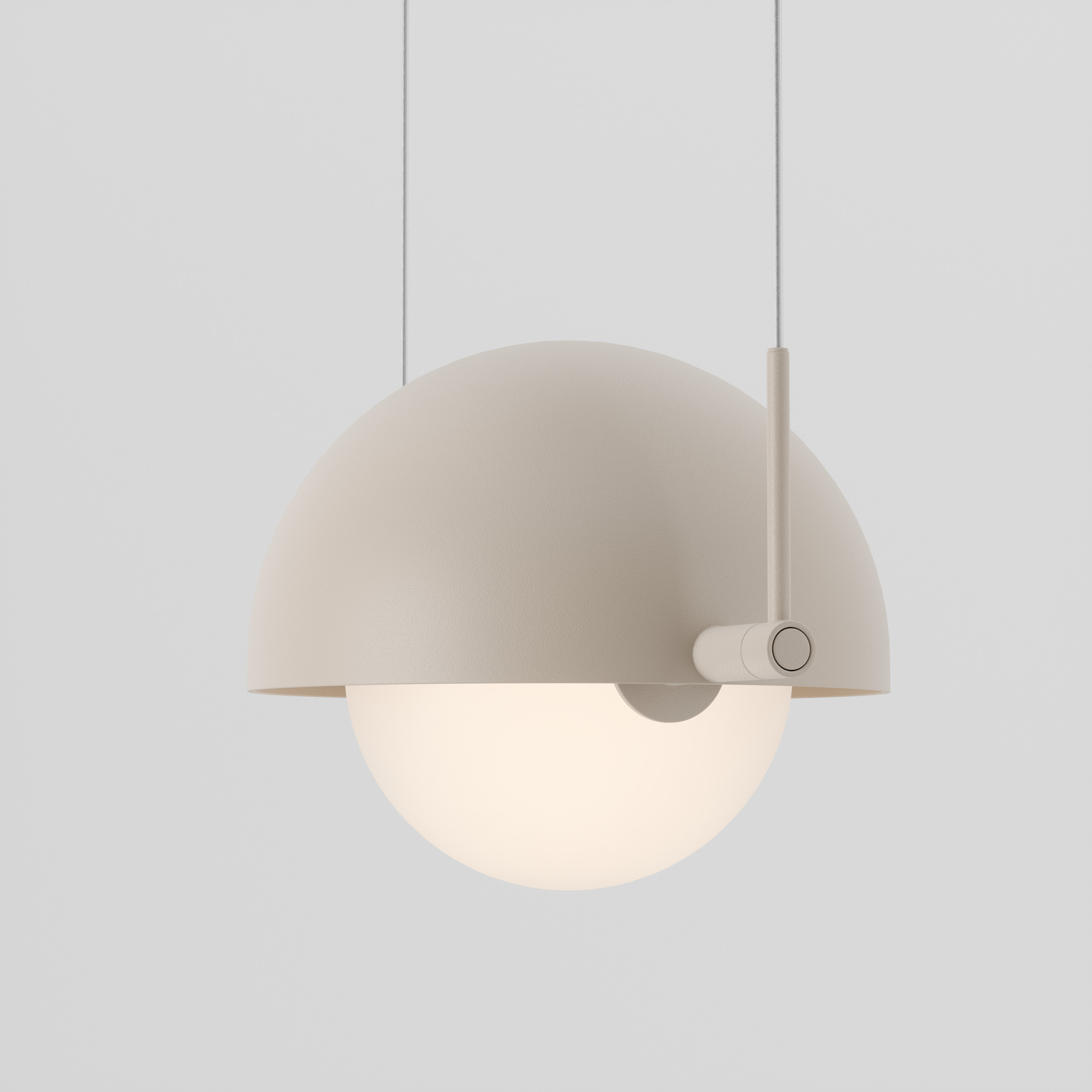 luminária pendente norte/sul, de sol camacho para lumini