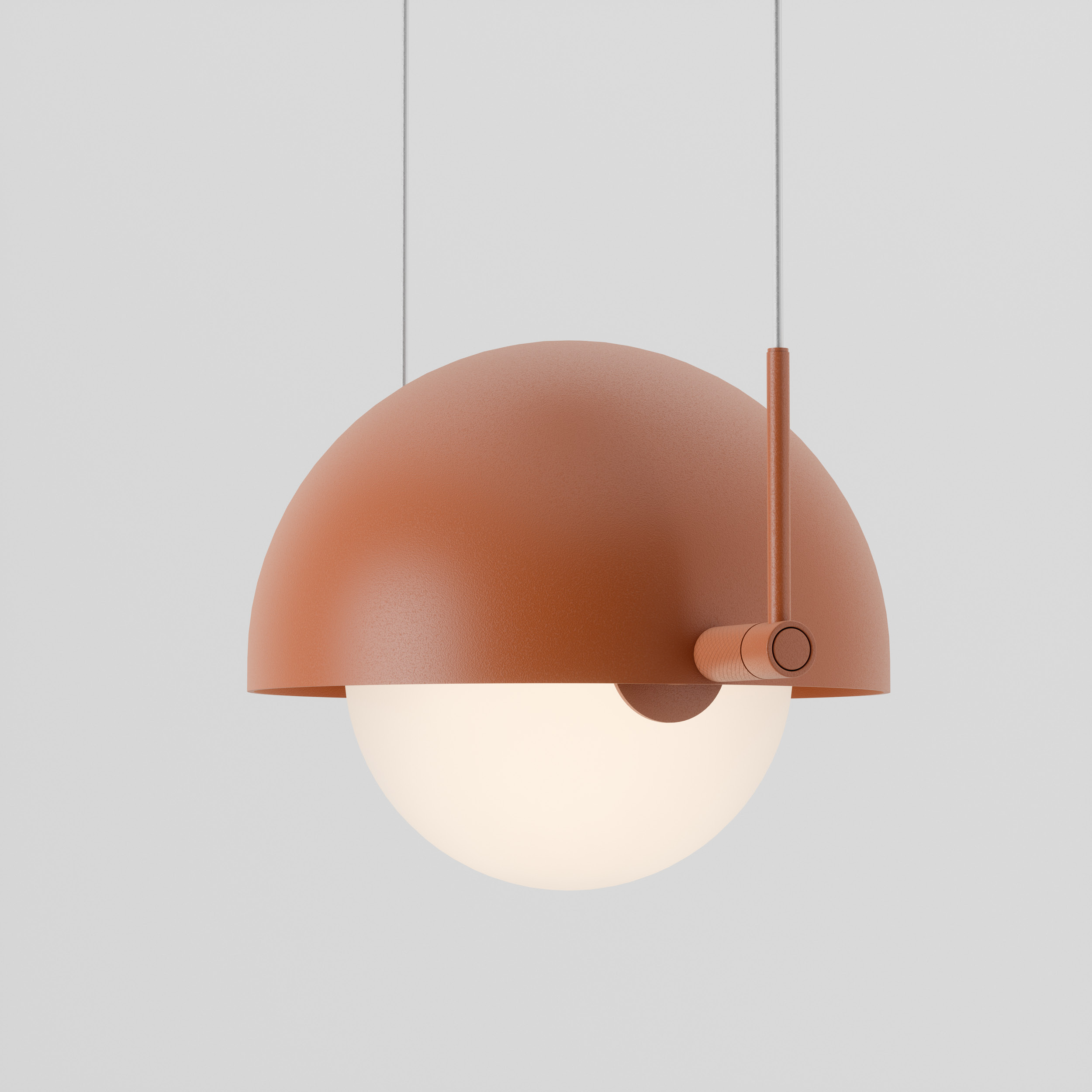 luminária pendente norte/sul, de sol camacho para lumini