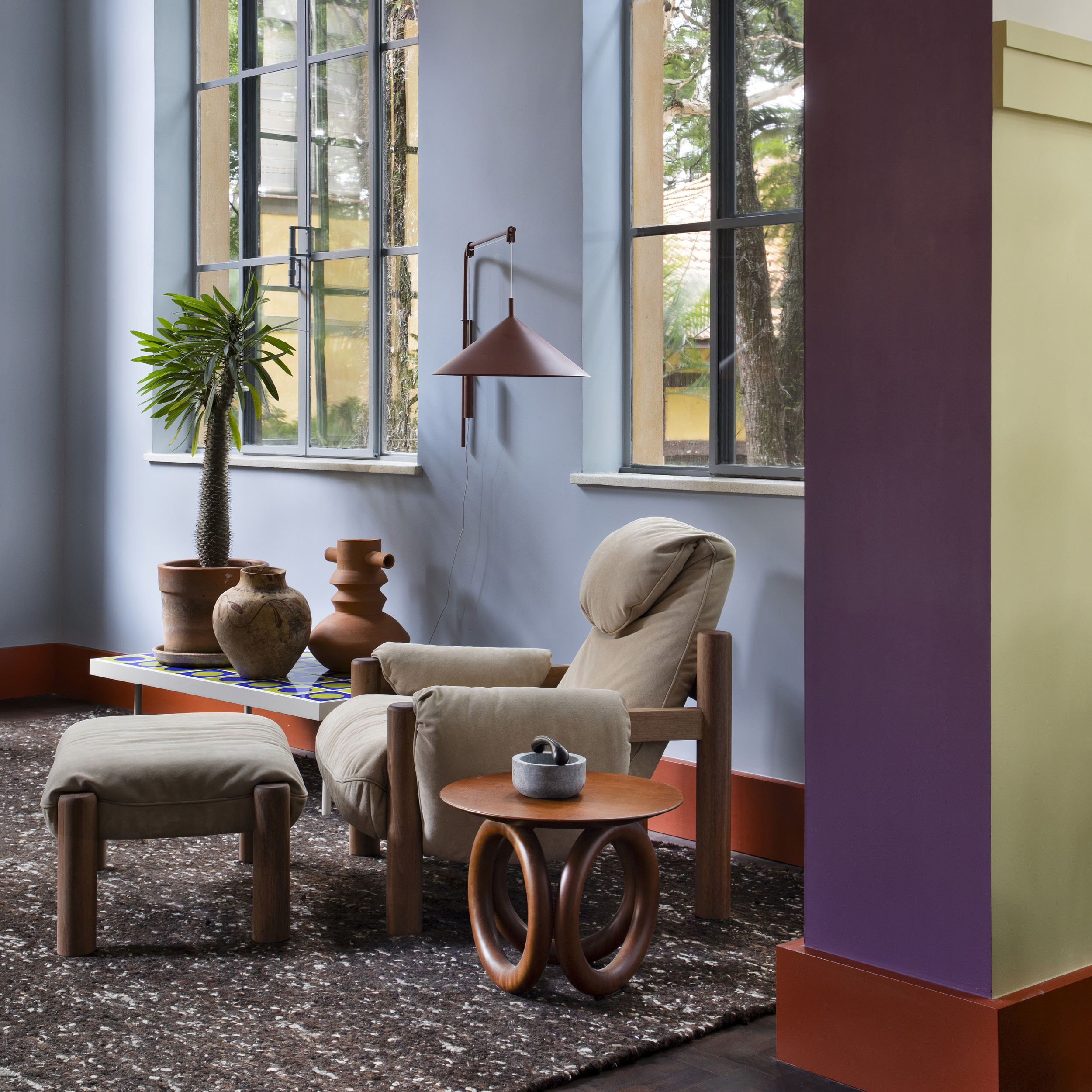 luminária de parede arandela e-cone w, de carolina maluhy para lumini