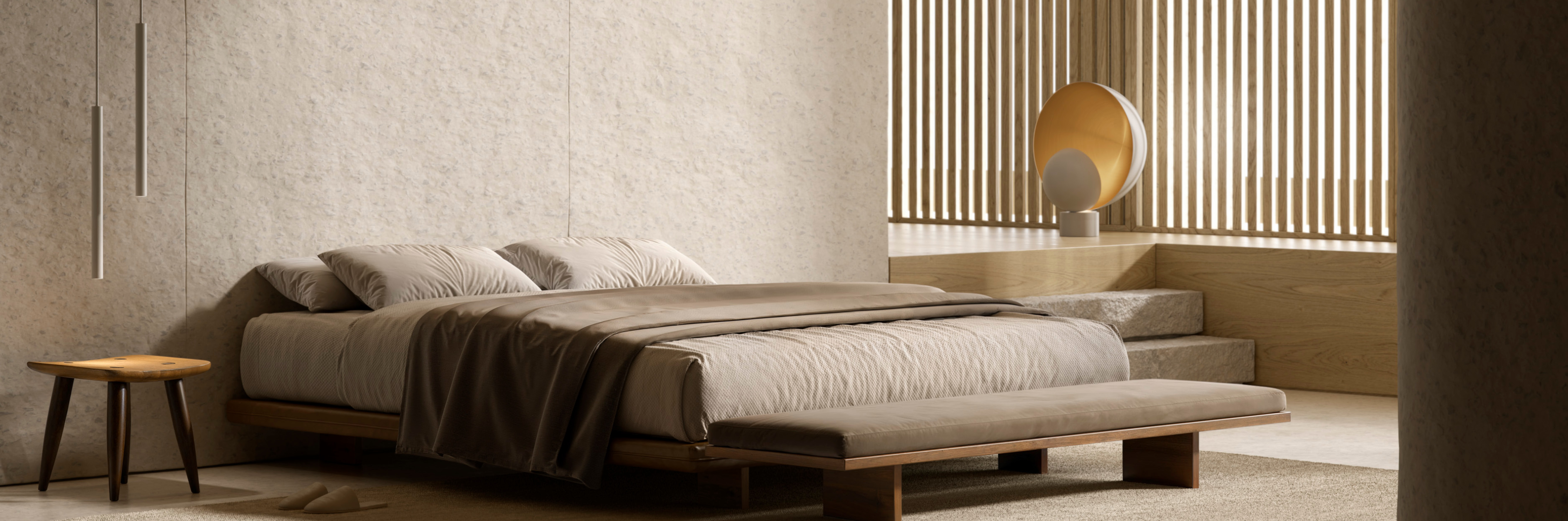 luminária de mesa e piso sol, de mnma studio para lumini