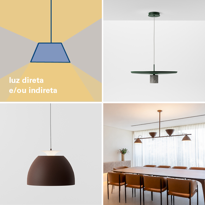como escoher pendentes para sala de jantar