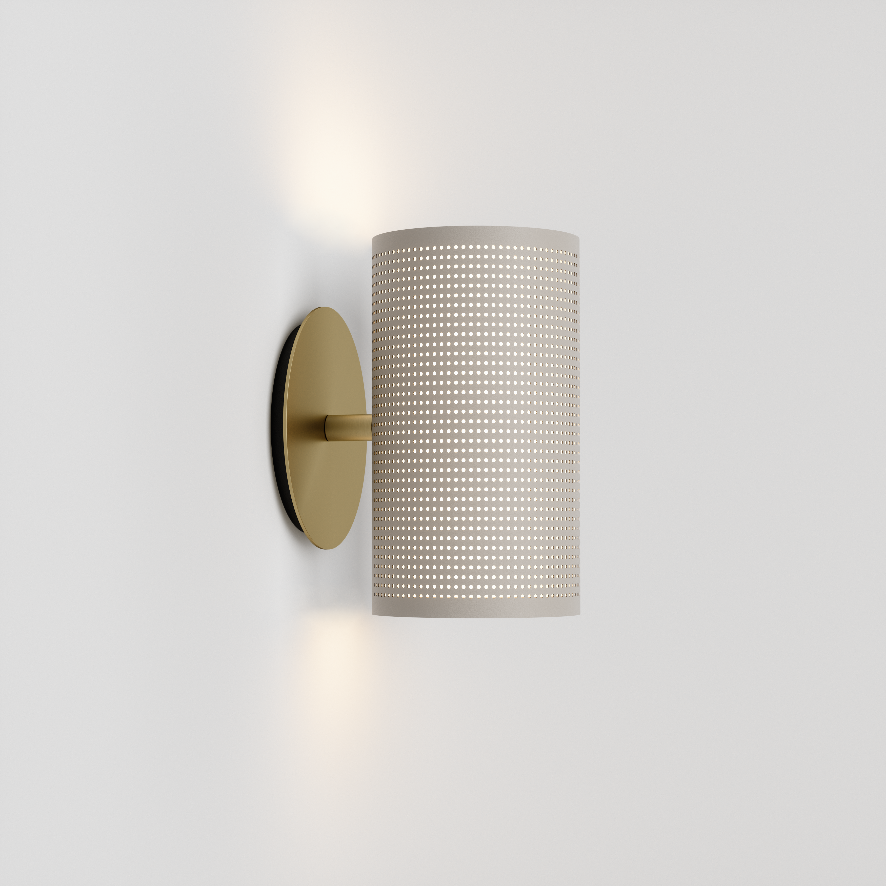 aurora w - vista lateral - cinza areia