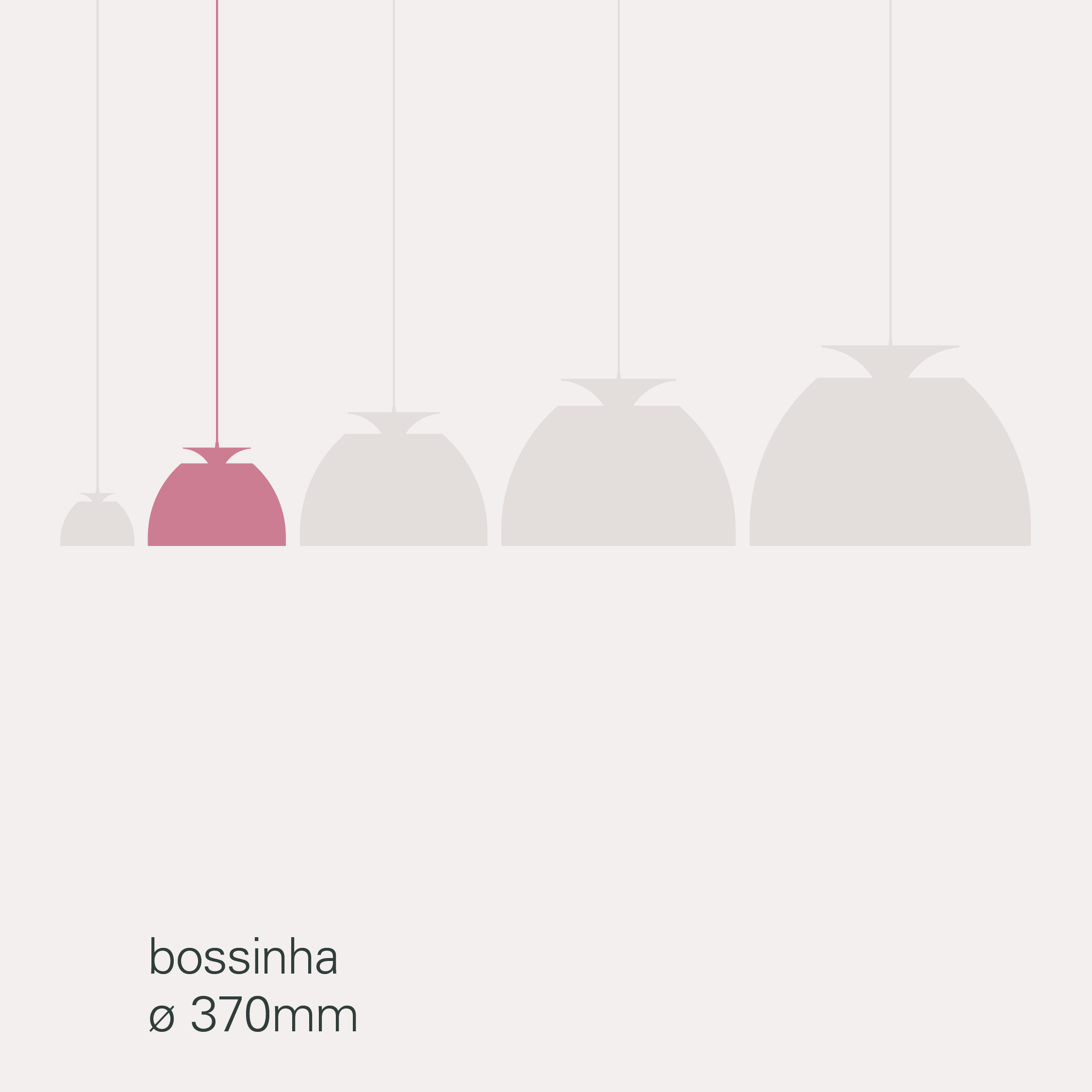 luminária bossa, por fernando prado para lumini, bossa 20 anos